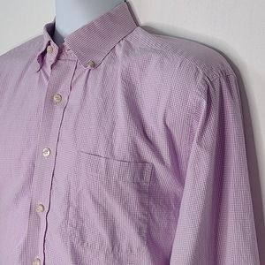 Vineyard Vines | Men's Purple / White Checked Button Up Murray Shirt | Size: L